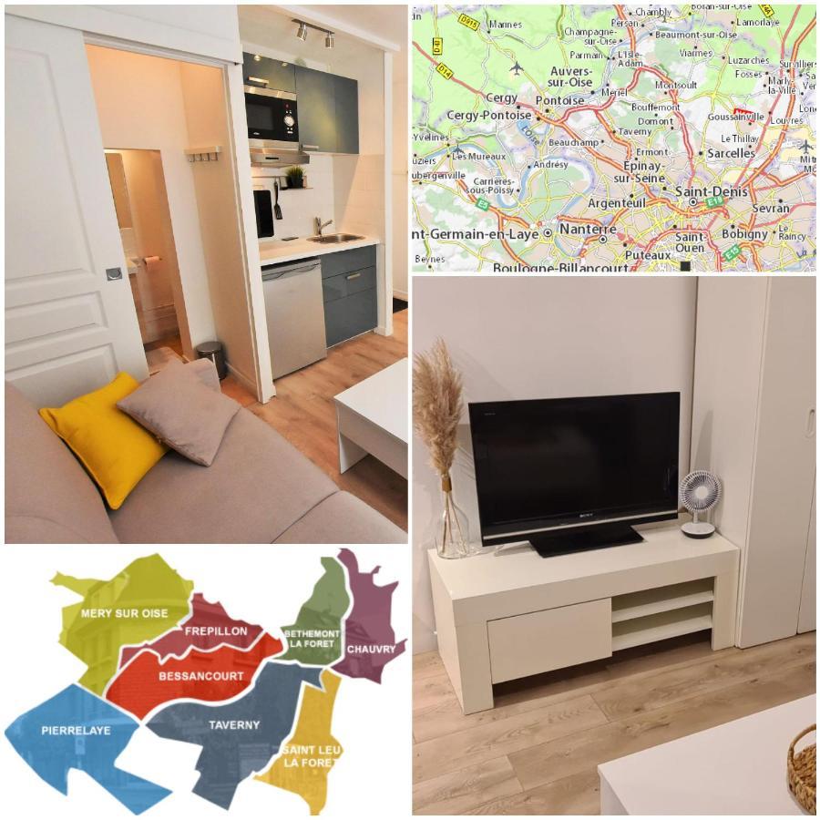 Appartement Au Coeur De La Ville De Taverny Exteriör bild